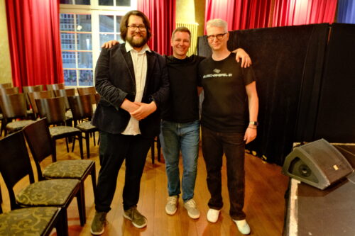 Quizmaster Christian Beuster, Christian Schmidt und Gunnar Lott